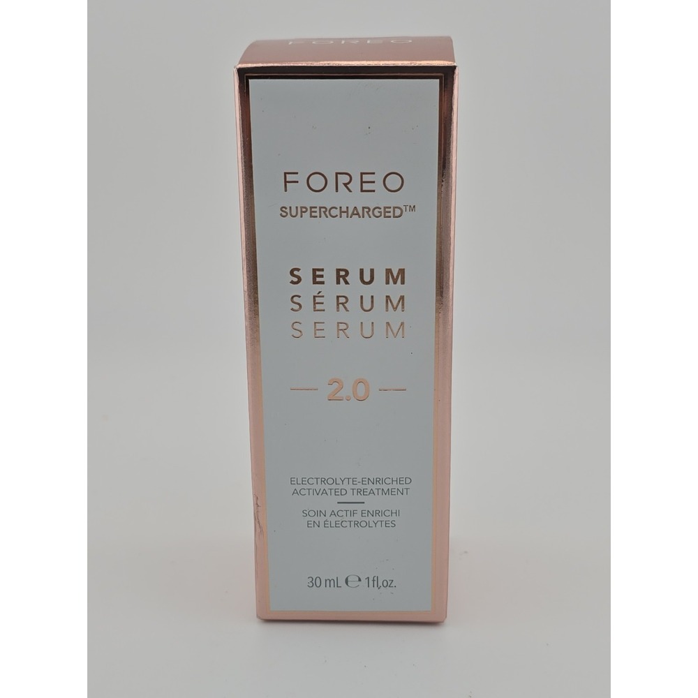 Foreo SUPERCHARGED Serum 2.0 Electrolyte Enriched Activated Treatment NIB 1 oz